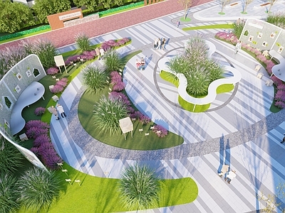 现代小区景观 植物科普园 植物乐园 植物科普导视牌 植物科普小品 住宅景观