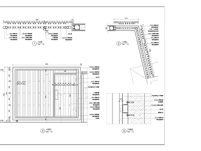 消防门 施工图 通用节点 门节点