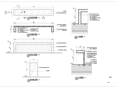 吧台详图 施工图 节点 家具节点详图