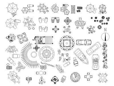 户外景观小品 图库 户外家具