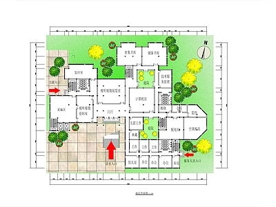 知名大学图书馆建筑 施工图