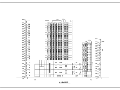 新都会商业综合体建筑 施工图