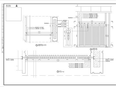 格栅细部 施工图