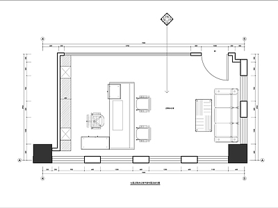 现代总经理办公室全套 施工图