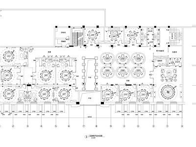 两层中餐厅全套 施工图