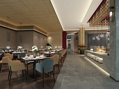 现代自助餐厅