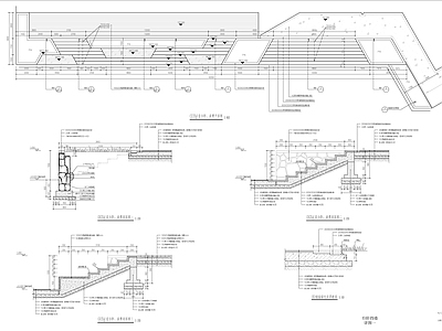 景观台阶详图  施工图