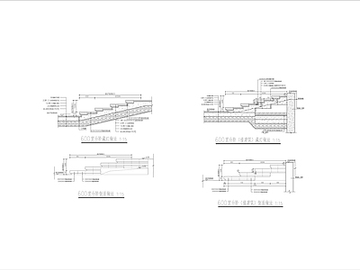 景观台阶详图  施工图