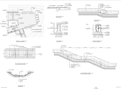 景观台阶详图 施工图