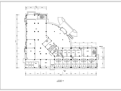 4500平小型敬老院建筑图 施工图 疗养院