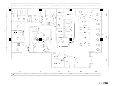 浦东沪南路美容美发店 施工图