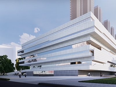 现代文化场馆 艺术中心图书馆市民中心