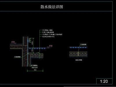 建筑地面通用节点 施工图