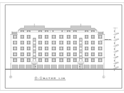 多层住宅楼建筑 施工图