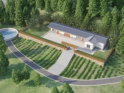 现代川北民居住宅 多层住宅