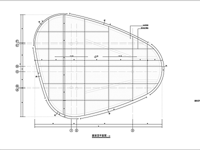 现代钢结构异型廊架 施工图