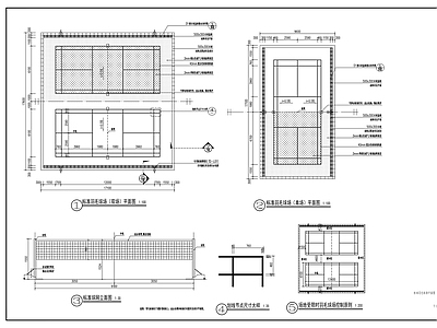羽毛球场大样图 施工图