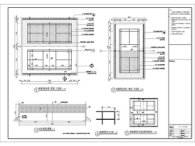 羽毛球场大样图 施工图