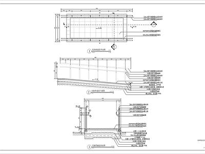 小区景观无障碍通道详图 施工图