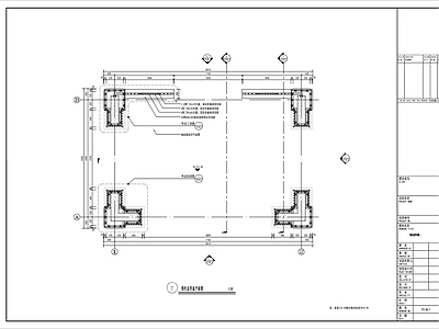 现代特色凉亭 施工图