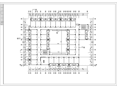 集体宿舍平立剖建施图 施工图