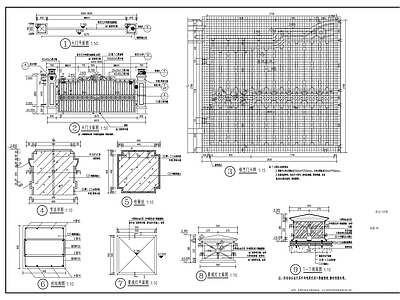 铁艺门详图 施工图 通用节点