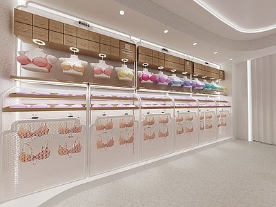 现代服装箱包店