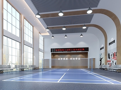 现代羽毛球馆