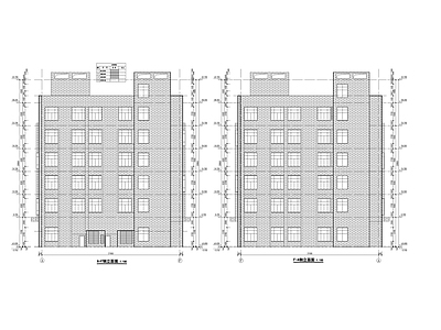多层工业厂房建筑 施工图 工业建筑