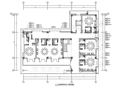 中餐厅及包房室内 施工图