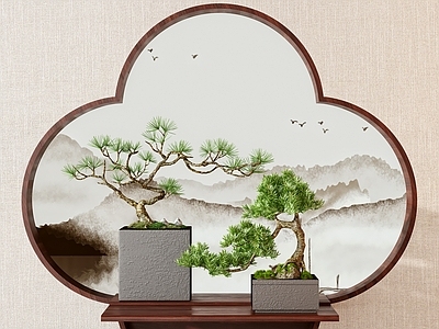 新中式盆景