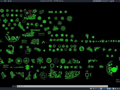 CAD绿植模型图库