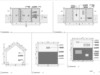 滨水网红驿站详图 施工图 建筑通用节点