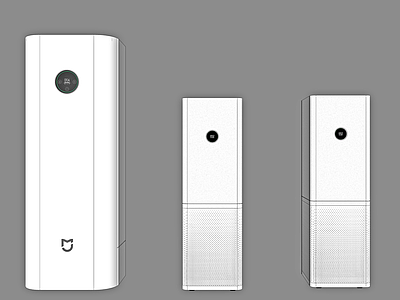 小米立式新风空气净化器