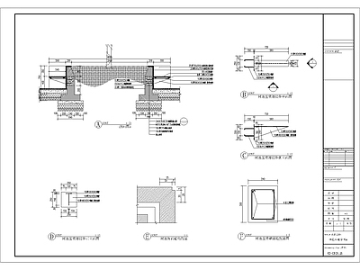 树池坐凳详图 施工图