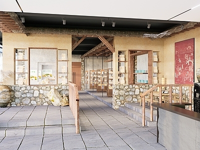 新中式农产品展厅