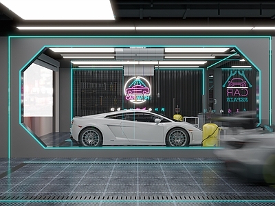 现代汽修中心 汽修店