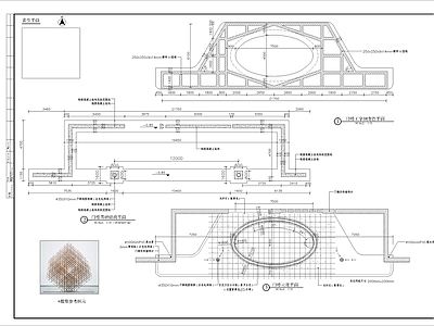 门楼及创意雕塑细部 施工图 建筑通用节点