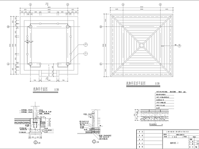 凉亭楼梯门窗建筑大样 施工图 建筑通用节点 建筑工程节点