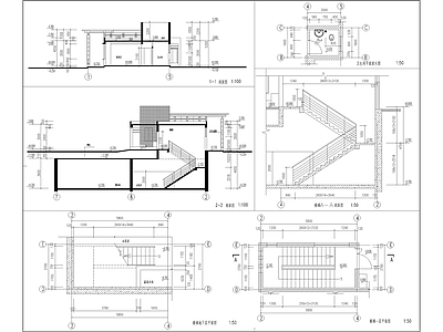 门卫水泵房建筑 施工图 建筑通用节点