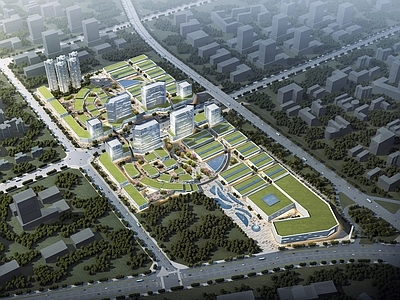 现代建材城 产业园区 物流园区