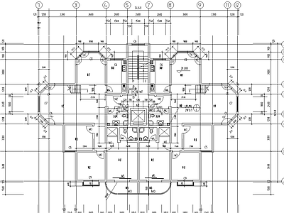 实力豪华公寓建筑 施工图