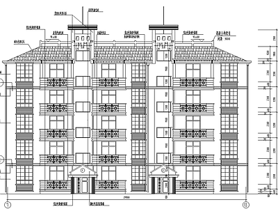 公寓楼建筑 施工图