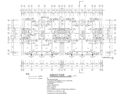 欧式多层建筑 施工图