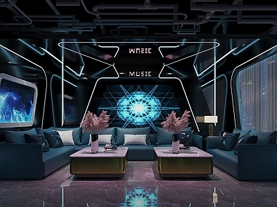 现代轻奢KTV 包厢