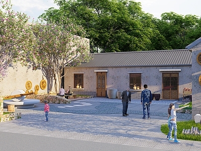 现代乡村庭院