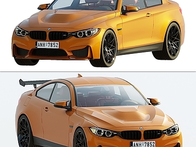 宝马汽车 跑车 轿车 BMW M4 GTS
