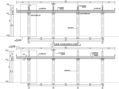 单臂廊架 施工图