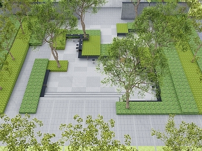 现代小区景观节点 庭院景观 宅间休闲空间 会客区 廊架 景墙 下沉吧台 住宅景观