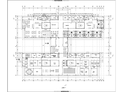 三层养老院建筑 施工图 疗养院
